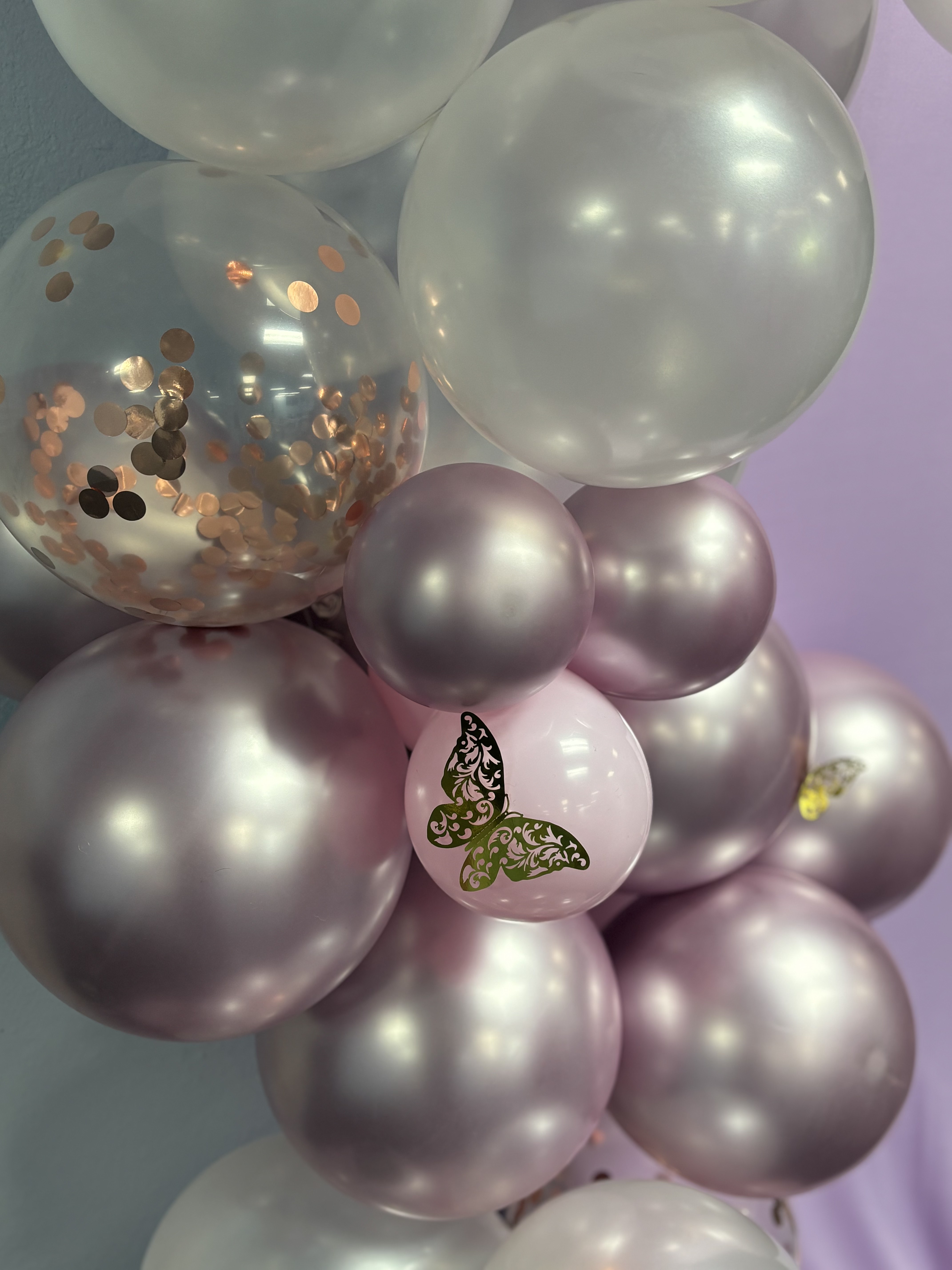 Birthday balloon arrangement